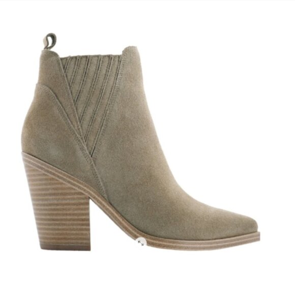 Marc Fisher Gadri Boho Suede Ankle Boots Size 11 - Picture 3 of 3